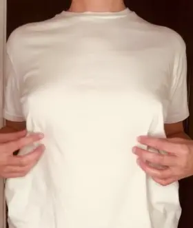 I hope you like little MILF titties with very stiff nipples?