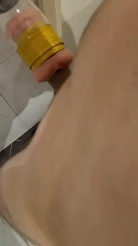 Creampie in my fleshlight part 1