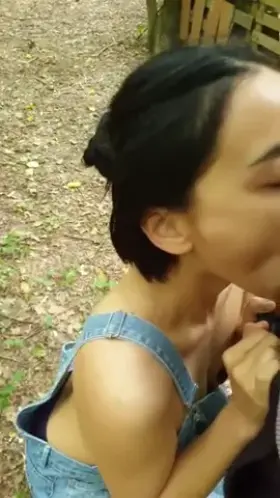Blowjob During Hike