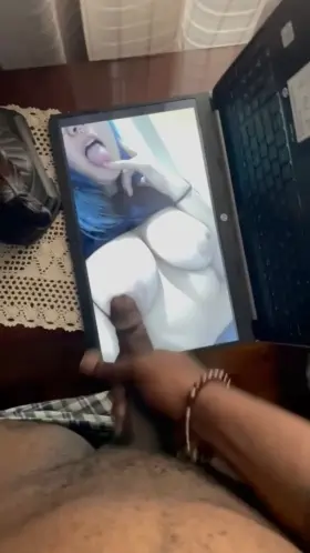 Painted her tits 💦