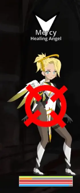 Mercy using her 