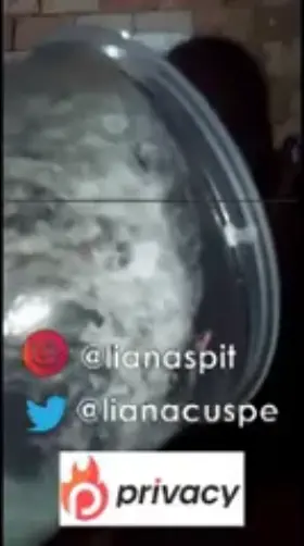 liana spit puke on face