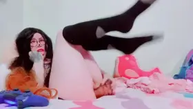 Ahegao pussy play from a thick slut 🥰