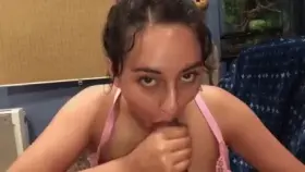 Hot girl rubbing cum on face with a dick (original video in the comments)