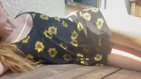 Best part about a dress is not wearing anything underneath it