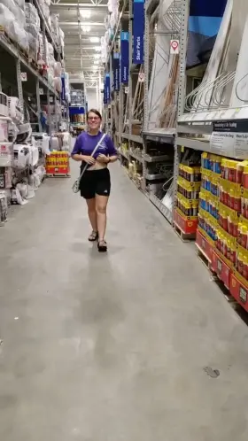 Looking for some wood at Lowe's