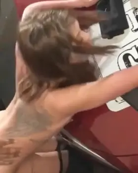 Being a good little bitch in the parking [00:31]