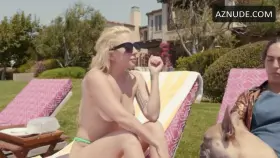 Lady Gaga topless in an Interview