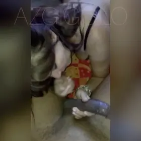 Italian Hotwife Milks AZGIGOLO dry in the back of her office while hubby sees clients.