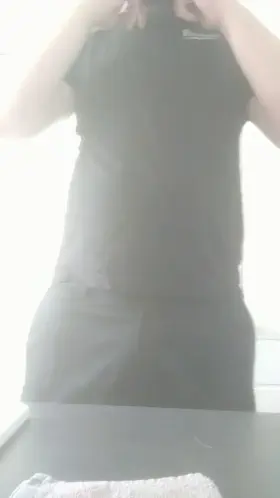 Way too hot outside to wear clothes