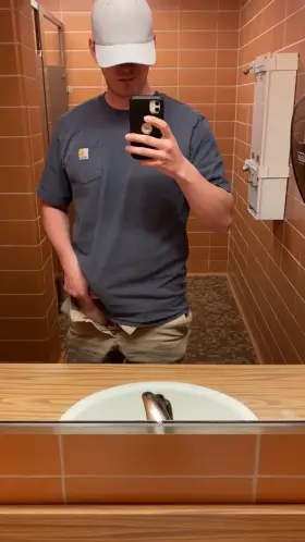 I risked it in a gender neutral bathroom… worth it?