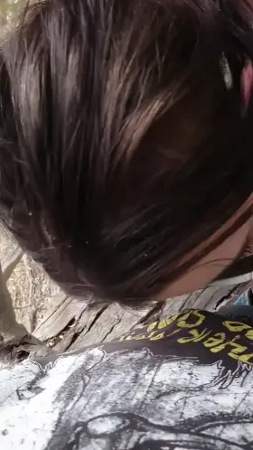 Sucking dick in the woods