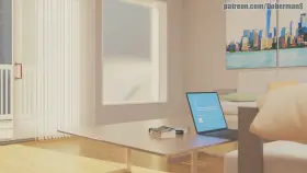 Diana cheating with computer nerd (Doberman Studio)