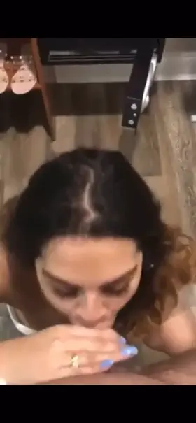 Sexy Latina Teen Sucks Big Dick!