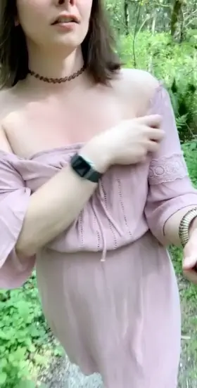 Chastity, forest, hot 👅🔥😍👌