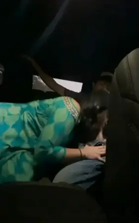 Desi wife enjoys my cock in the backseat while her husband drives us home just to fuck even more