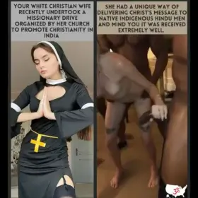 Explains wife's recent involvement in Church activities off late