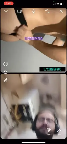 Me making a stranger cum on video chat💦 There is a 8 min version on my OF