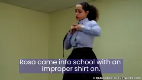 The ropes help support the girls' boobs, which allows them to focus on schoolwork.