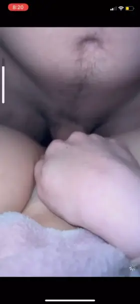 Bull going in on my girls puffy pussy