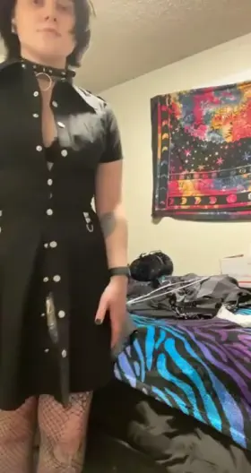 Bend over for mommy.