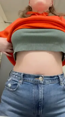 In the school bathroom