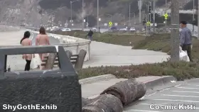 Flashing with a friend and someone noticed!