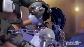 widowmaker forced oral (gifdoozer) [overwatch]