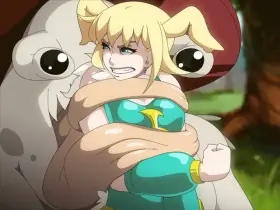 Whoops, she shouldnt be out adventuring all alone