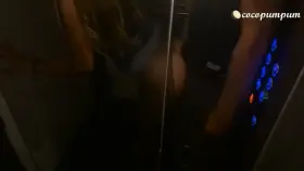 Cocopumpum - fucking in the elevator after a party