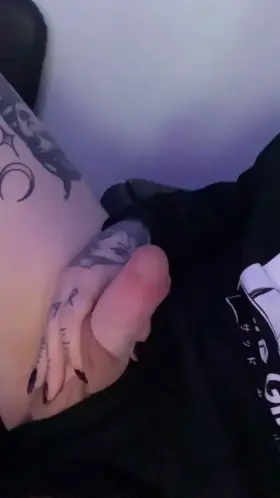 What do you think of my hard girl cock? 😉