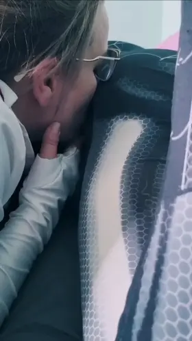 I love the way she face fucks my pussy, don't you?