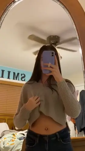 Would you fuck me right in front of my mirror? 😈