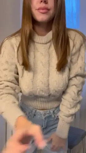 My sweater hides a lot of secrets🥰😈