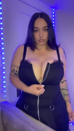 A titty reveal with a side of drop from your local punk princess.