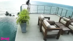 Sex By The Pool And Accidental Creampie