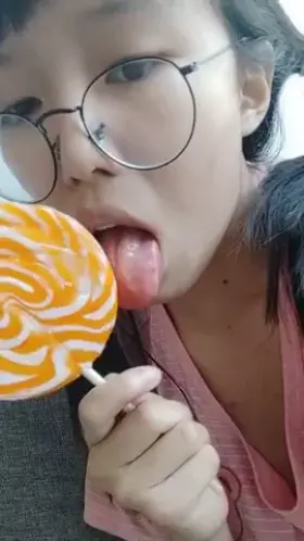 What? I'm just eating my lollipop 😇