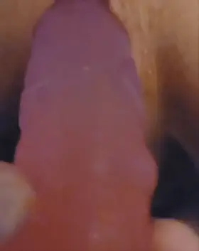 Slowly stretching my pussy