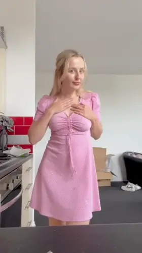 Having a little fun in our shared kitchen