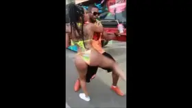 Enjoying Carnival the right way 🇹🇹