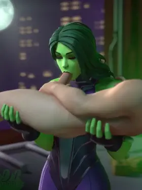 She-Hulk Sexercise (Dr.Dabbler) [Marvel]