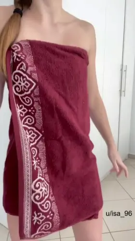 Want some fresh showered booty in your face?