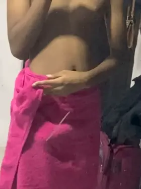 Just got out of the shower ;)