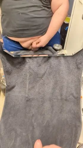 small cock. huge load. slow mo