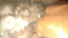 She creams all over !