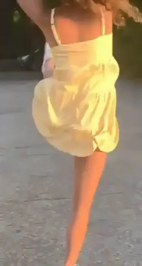 My wife showing off her sundress [video]