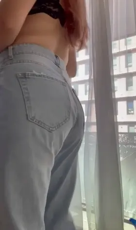 Love showing you what’s under my jeans