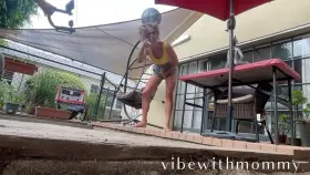 Breaking the world record for farthest piss stream! Only 15 more feet to go.. [F] MILF