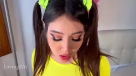 she is so adorable and sweet when is sucking my cock