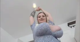 Practicing her (tiddy) dance routine